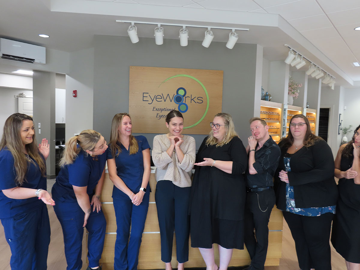 Dr. Rice and team in office